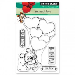 PENNY BLACK Clear Stamps - SO MUCH LOVE
