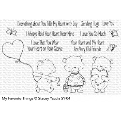 My favorite Things :HEART BEARS CLEAR STAMPS