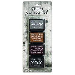 TIM HOLTZ DISTRESS® ARCHIVAL MINI INK KIT 3
