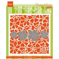 Marianne D Embossing folder & DIES SET POPPIES
