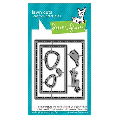 LAWN FAWN CUTS CENTER PICTURE WINDOW CARD ADD-ON