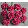 FLOWERS MULBERRY ROSE 15 MM DEEP PINK ROSE, 10 PCES