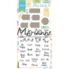 MARIANNE DESIGN SET CLEAR STAMPS & DIES MINI LABELS