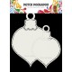 Dutch Doobadoo Fold card art 2x BOULES DE NOEL max 13x19cm 470.713.721