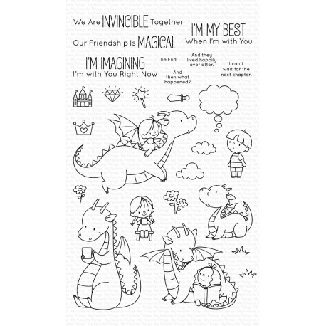 MFT MAGICAL FRIENDS  CLEAR STAMPS