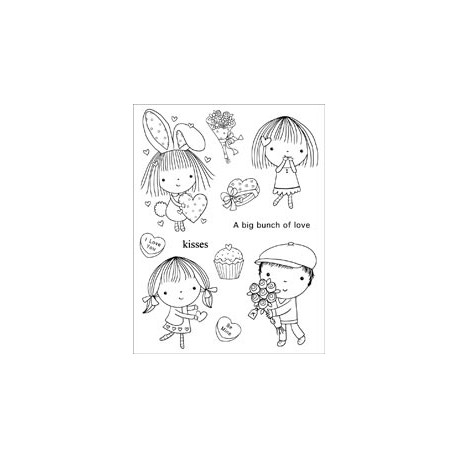 PENNY BLACK Clear Stamps - MIMI AND MILES