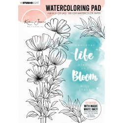 STUDIO LIGHT Karin Joan Collection Blooming - WATERCOLORING PAD