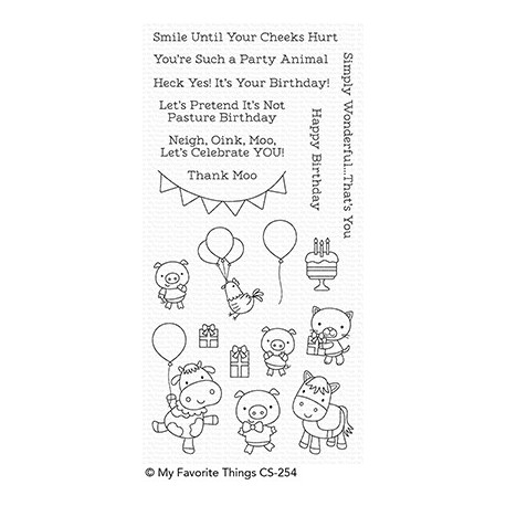 PARTY ANIMALS CLEAR STAMPS