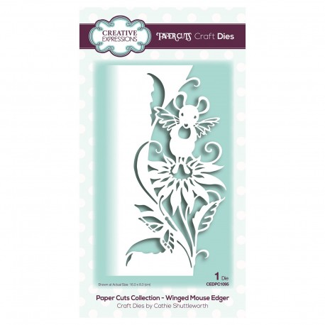 CREATIVE EXPRESSIONS WINGED MOUSE EDGER CRAFT DIES