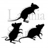 Lavinia Stamps THREE WOODLAND MICE