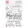 MARIANNE DESIGN CLEAR STAMPS HANDWRITTEN SENTIMENTS