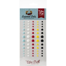 Echo Park Adhesive Enamel Dots 60/Pkg