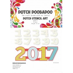 Dutch Doodaboo STENCIL ART NUMBERS