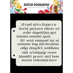 Dutch Doobadoo STENCIL MASK ART SCRIPT