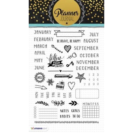 STUDIO LIGHT CLEAR STAMPS PLANNER JOURNAL 02