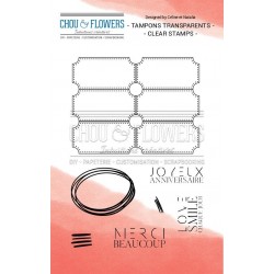 CHOU & FLOWERS TAMPONS CLEAR TICKET