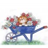 CAT IN WHEELBARROW