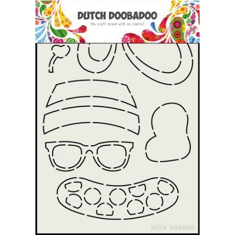 Dutch Doobadoo Card Art SUMMER CLOTHES A5