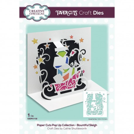 CREATIVE EXPRESSIONS Paper Cuts • Bountiful Sleigh Craft Die