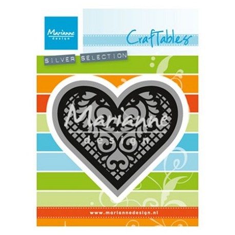 MARIANNE DESIGN CRAFTABLES LACE HEART