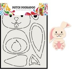 Dutch Doobadoo Card Art Built up Rabbit