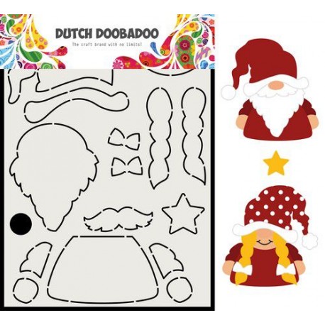 Dutch Doobadoo Card Art Built up Gnome A5