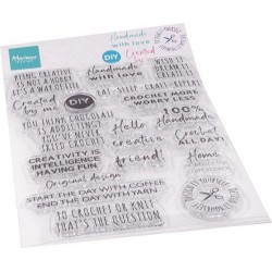 MARIANNE DESIGN CLEAR STAMPS CRAFTING SENTIMENTS