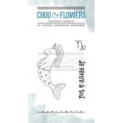 CHOU & FLOWERS TAMPONS CLEAR DOUDOU CAPRICORNE DANS LA LUNE