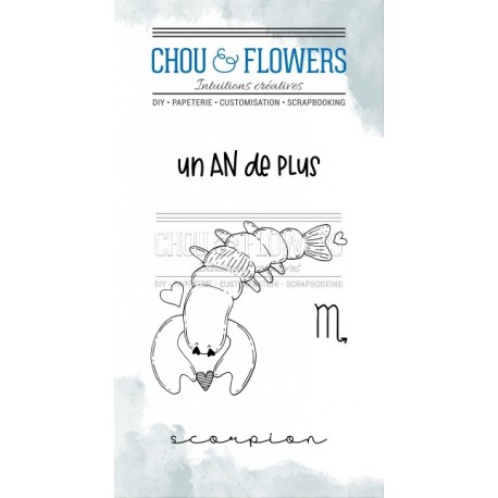 CHOU & FLOWERS TAMPONS CLEAR DOUDOU SCORPION DANS LA LUNE