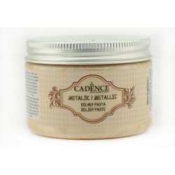CADENCE METALLIC RELIEF PASTE CHAMPAGNE, 150 ML