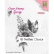 Nellies Choice Clearstamp - Butterfly