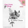 Nellies Choice Clearstamp - Butterfly