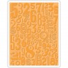 Tim Holtz Embossing FOLDER NUMERIC