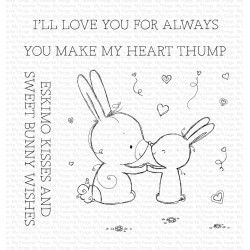 MFT BUNNY WISHES CLEAR STAMPS