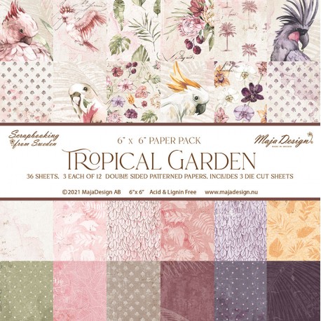 MAJA DESIGN Tropical Garden - 6X6 Paper Pad