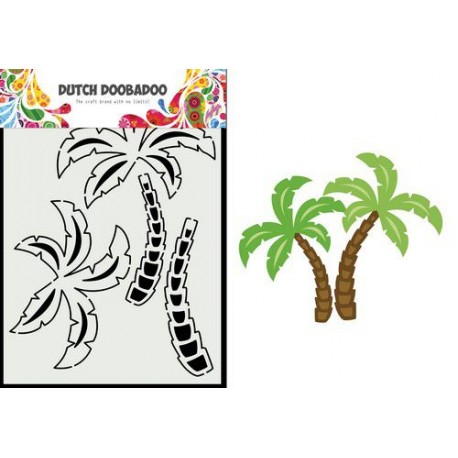 Dutch Doobadoo Card Art PALM TREE