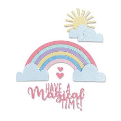 SIZZIX THINLITS RAINBOW MAGIC